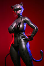 165cm Black Leopard Girl Furry Sex Doll - Velara2 - Image 4