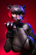 165cm Black Leopard Girl Furry Sex Doll - Velara2 - Image 11