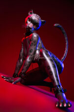 165cm Black Leopard Girl Furry Sex Doll - Velara2 - Image 12