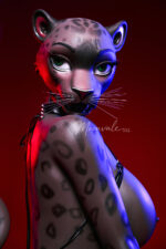 165cm Black Leopard Girl Furry Sex Doll - Velara2 - Image 23