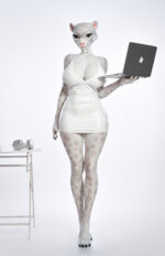 165cm Snow Leopard Girl Furry Sex Doll - Velara - Image 4