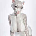 Snow Leopard Girl Furry Sex Doll